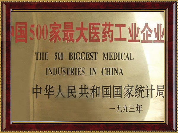 china's top 500 pharmaceutical industry enterprises